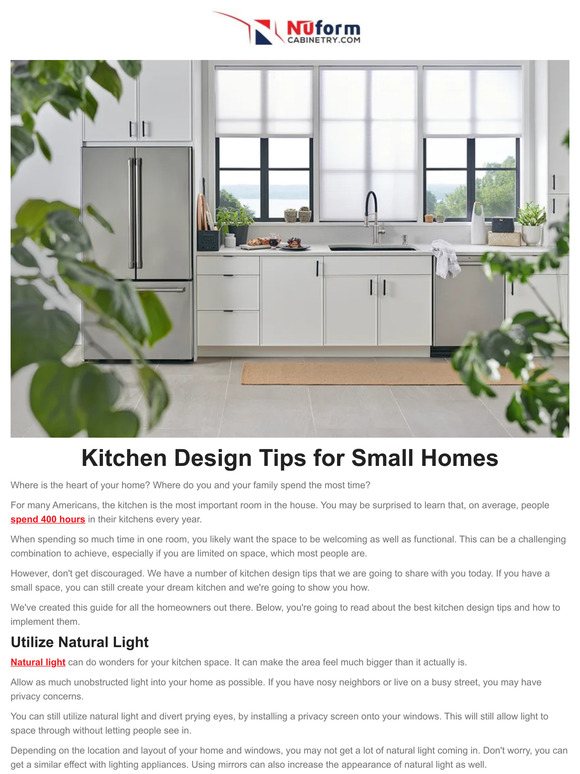 Wholesale Store Nuform Kitchen Design Tips for