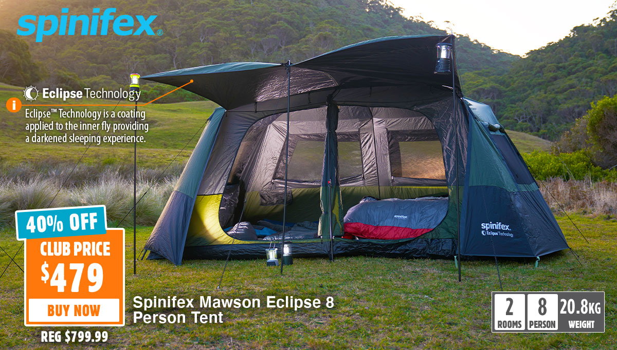Spinifex Mawson Eclipse 8 Person Tent