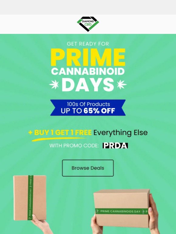 👀Sneak a peek for Prime Cannabinoid Days!