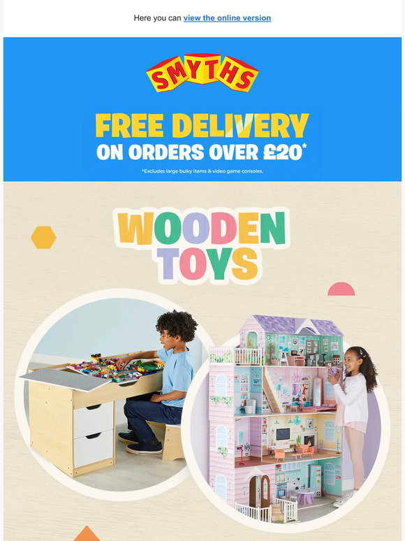 Smyths Toys Discover quality Wooden Toys for every age! Milled