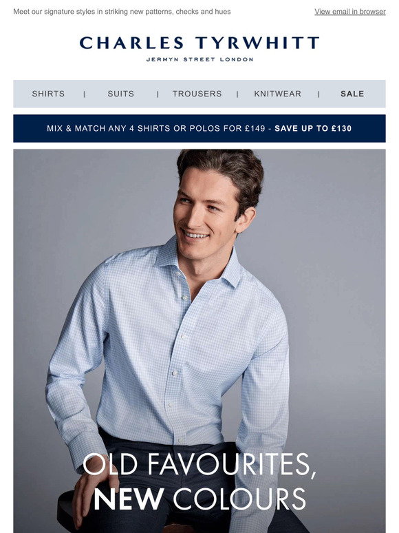 Charles Tyrwhitt: Old Favourites, Brand New Colours! | Milled