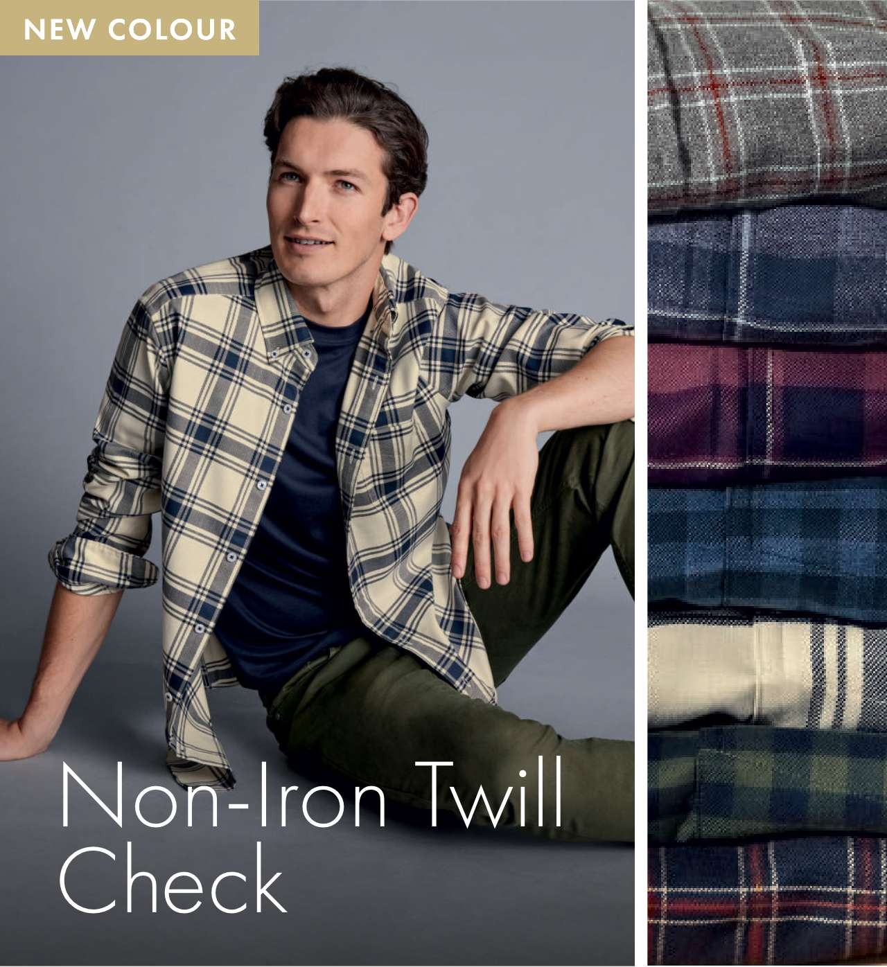 Non-Iron Check Twill