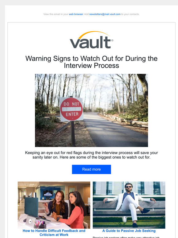 Warning signs during interviews + How to handle critical