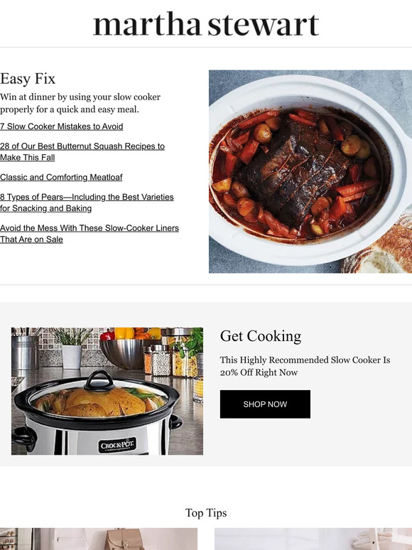 Martha Stewart Slow Cooker Mistakes To Avoid According To Chefs Milled