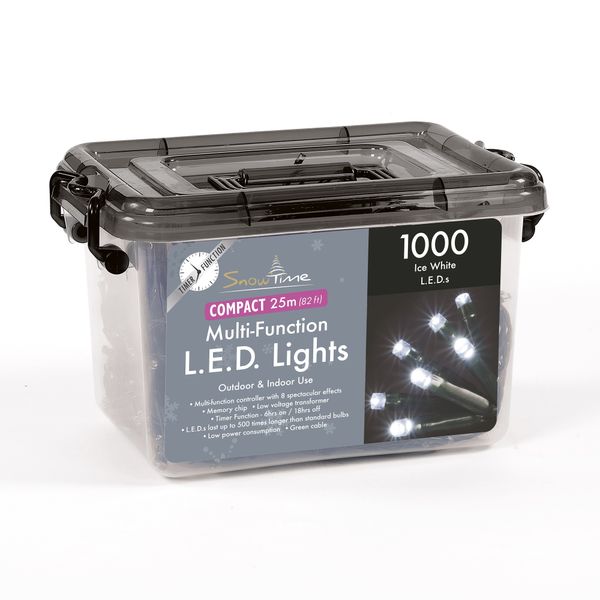 1000 LED Compact Lights With Timer