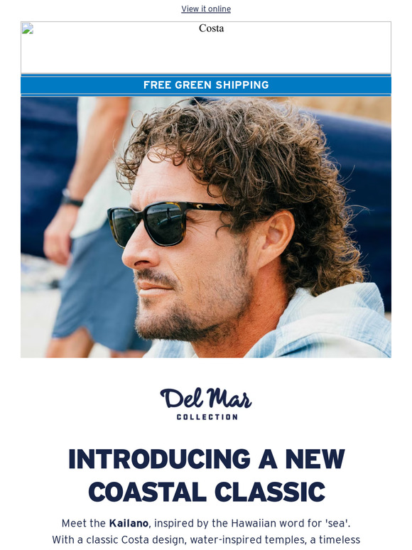 Costa Sunglasses Meet Kailano Your Next Coastal Companion Milled