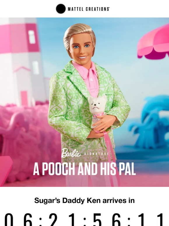 Barbie Coming Oct 12 Sugar’s Daddy Ken Doll! Milled