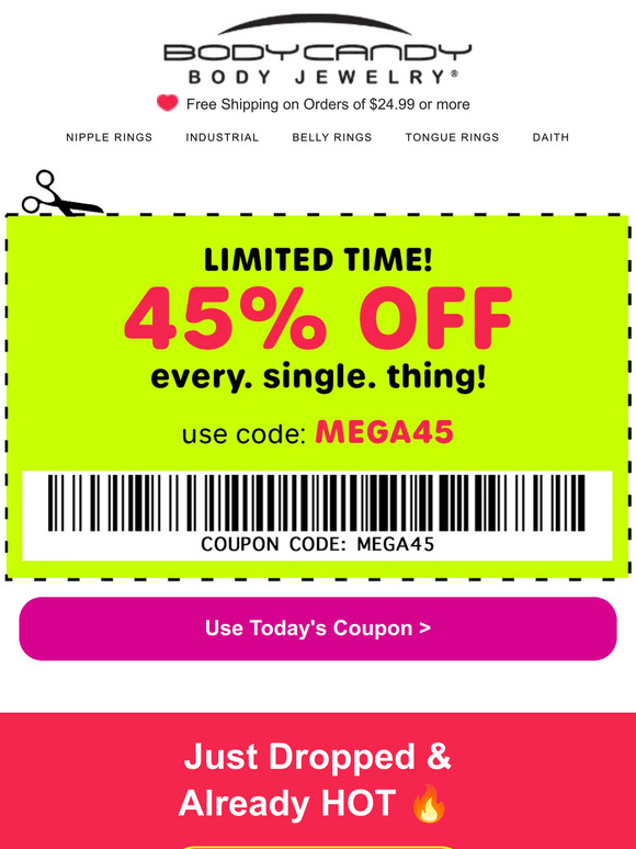 Body Candy 45 OFF Everything ⚠️ Right Now Milled