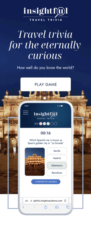 Travel trivia for the eternally curious. How well do you know the world? Play game.