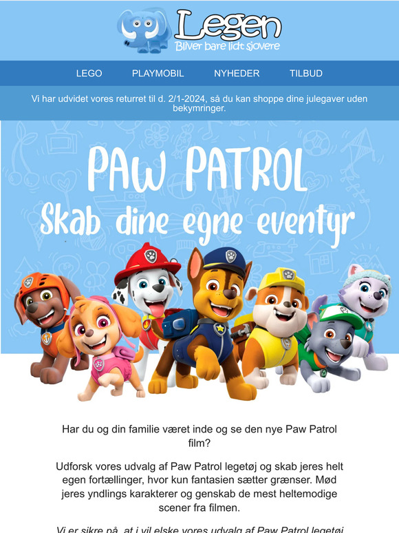 Har du set den nye Pawpatrol film?🐕