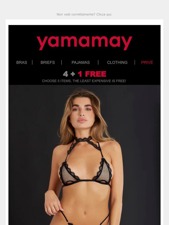 yamamay it: Privé collection, the latest underwear and the hottest lingerie  🔥