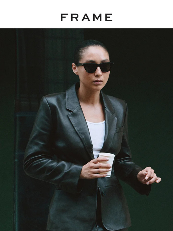 FRAME Brand The Luxurious Leather Staples We’re Ruminating On This