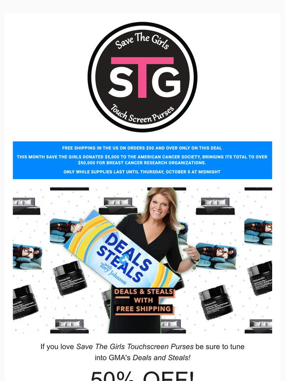 Save the girls touch screen purses gma gifts 50 60 off