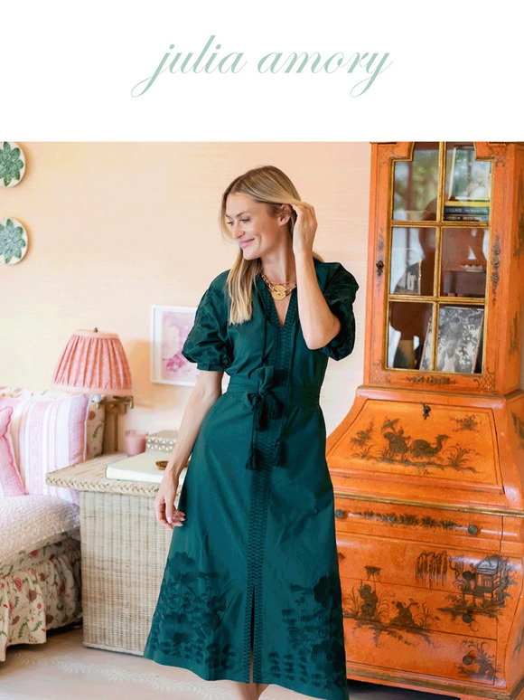 green emerald velvet dress Cartagena Wrap Skirt main image 0