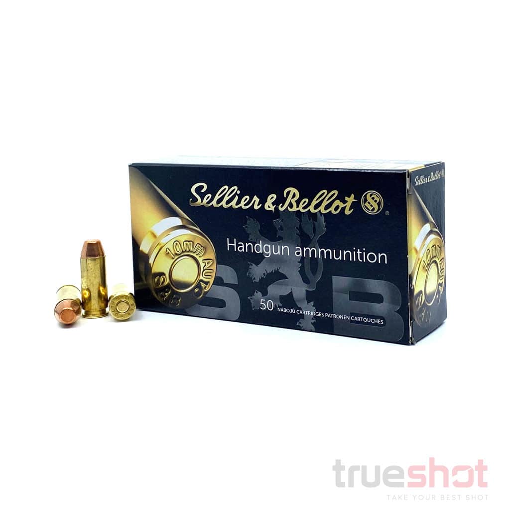 Image of Sellier &amp; Bellot - 10mm - 180 Grain - FMJ - 50