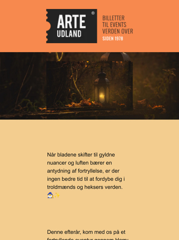 Hilsen, troldmænd og Muggler ens! Er du klar til en magisk efterår? 🎃