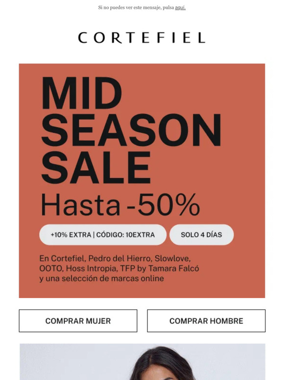 +10% EXTRA a Mid Season Sale Hasta -50% 🎉
