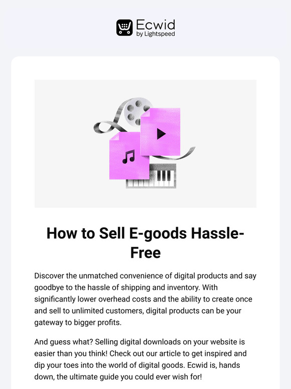 ❗Ideal Product That Fits Almost Any Business? E-goods! Here’s How to Sell Them