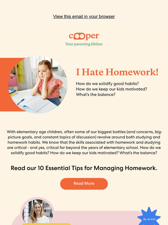 tips for managing homework