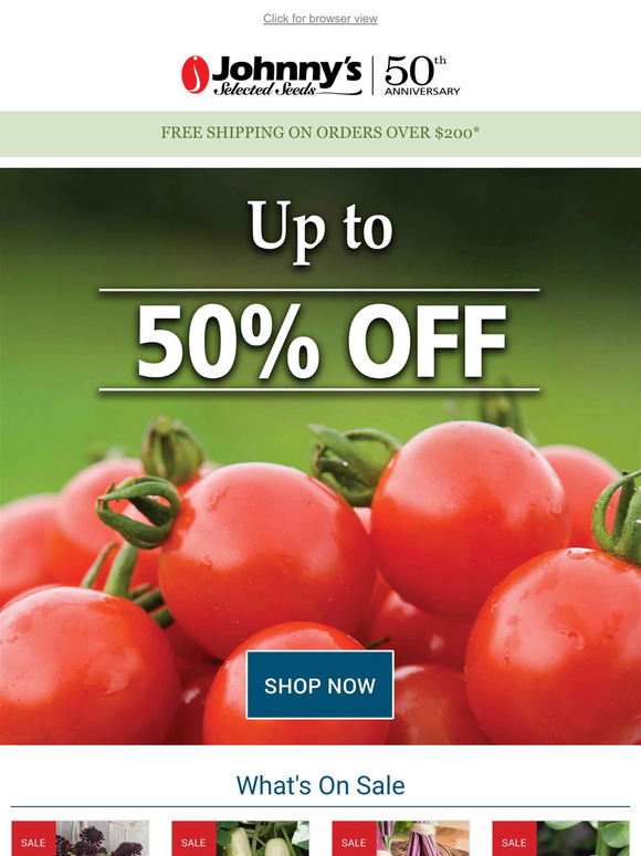 Vegetable Seeds on Sale