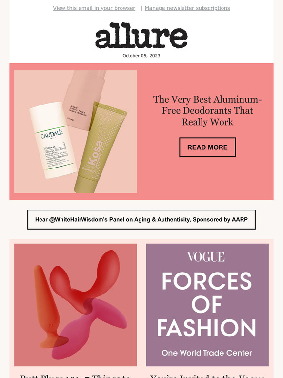 Allure Beauty Box The 16 Best AluminumFree Deodorants That Really