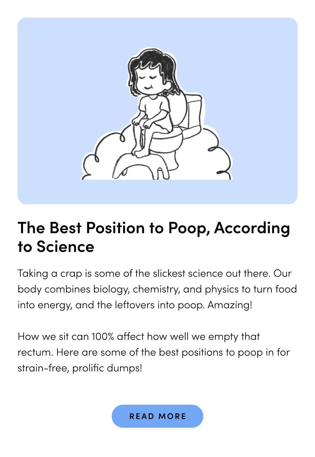 TUSHY The BEST Position to Poop Milled