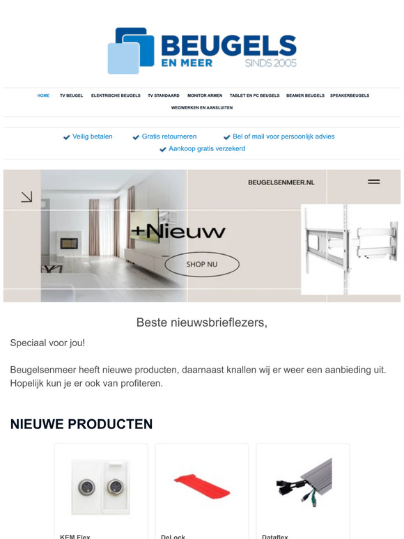 Speciale aanbiedingen voor jou met nieuwe producten!