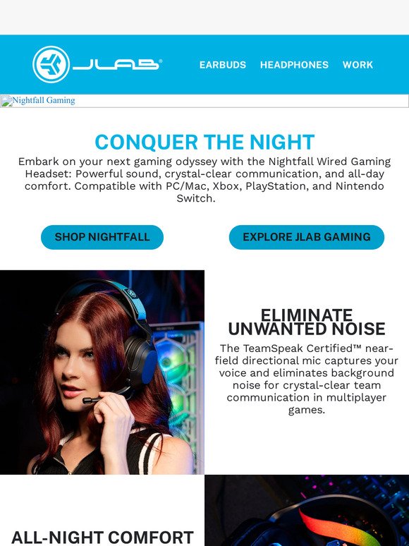 NEW Nightfall Wired Gaming Headset!