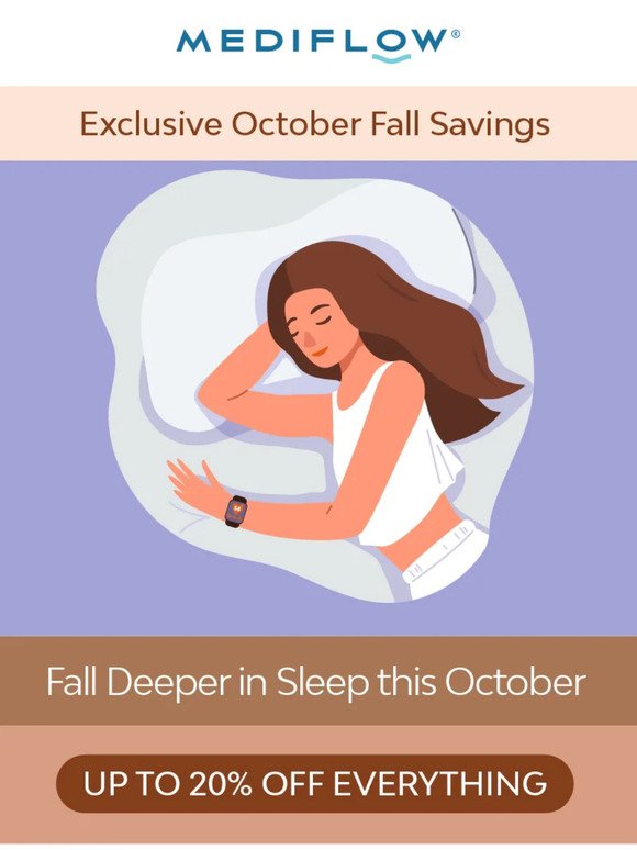Fall Deeper In Sleep This October💤