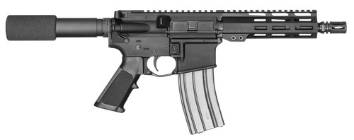 Del-Ton Lima AR-15 Pistol 5.56/223, 7.5" Barrel, Buffer Tube/No Brace, Black, 30rd