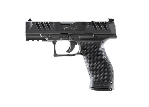 Walther PDP FS 9mm, 4" Barrel, Black, Optics Ready, 18rd