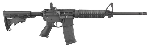 Ruger AR-556 .223/5.56, 16" Barrel, M4 Flat Top, Flip-Up Sights, Black, 30rd