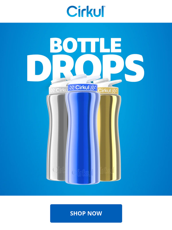 Cirkul NEW! Limited Edition Bottle Drop Milled