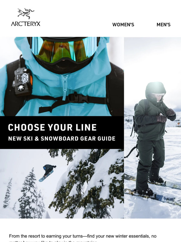 Arcteryx What to Wear Ski & Snowboard Edition Milled