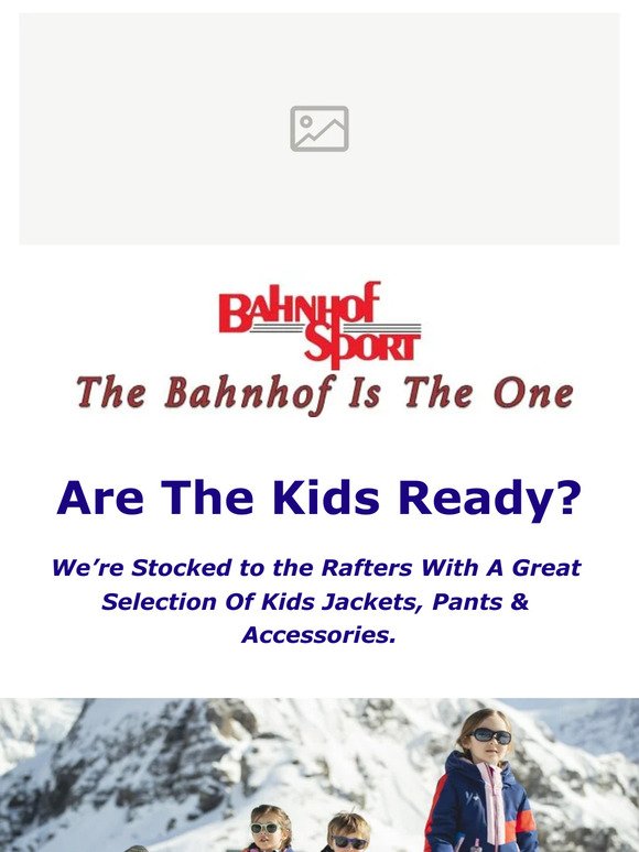 Are the kids ready? It's time to shop for that new Winter Jacket & Pants for the kids. Don't put off getting the kids outfitted for the Winter.