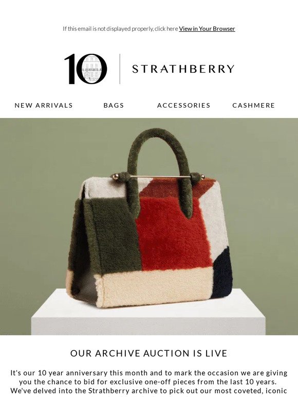 New arrivals have landed - Strathberry