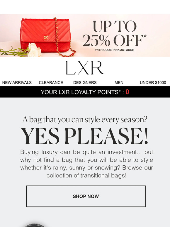 Bags that fit every season