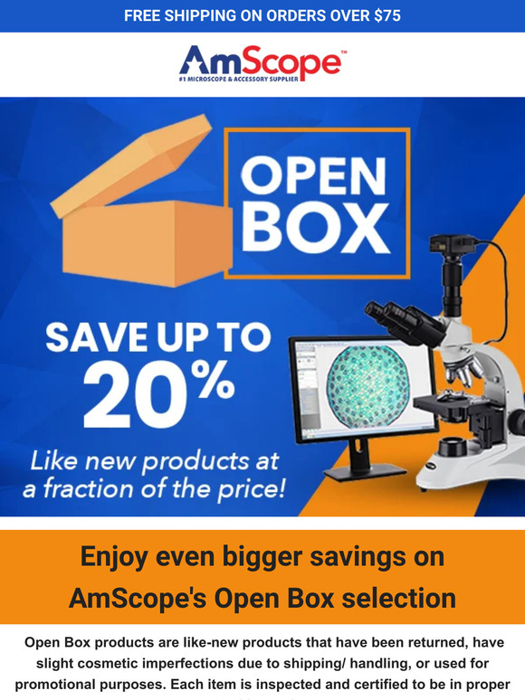 United Scope, LLC Spectacular Savings On Our Open Box Items 📦 Milled