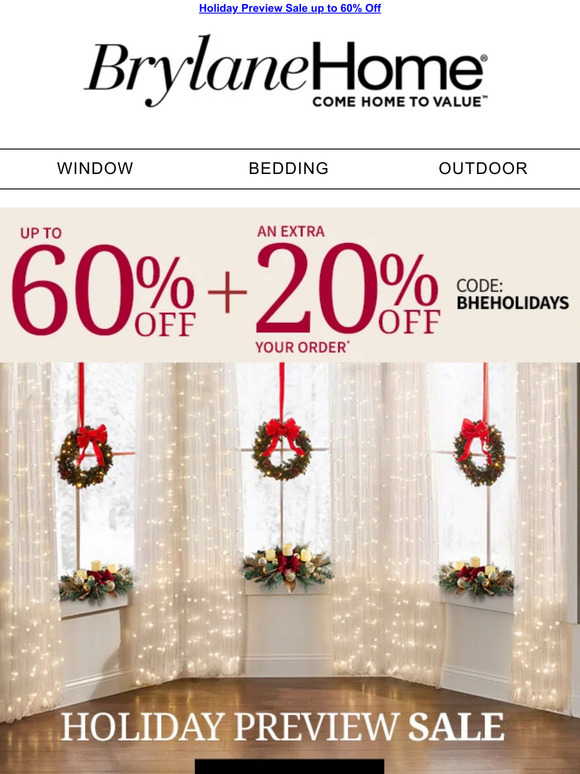 Brylane Home Email Exclusive! Extra 20 Off Code Enclosed Milled