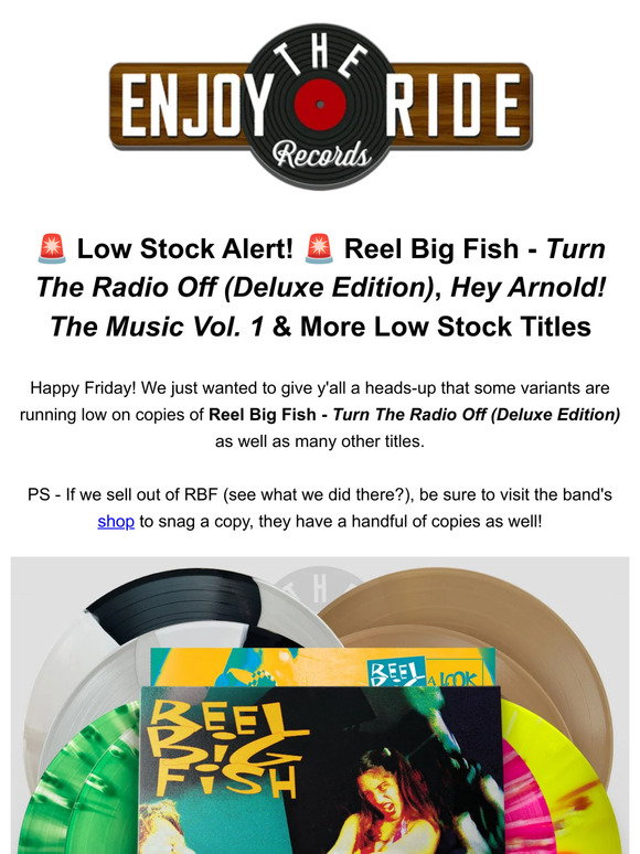 Enjoy The Ride Records: On Sale Friday at Noon ET: The Outwaters