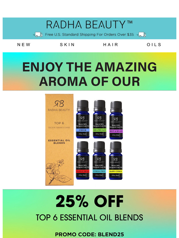 🌿 Aromatic 25% Off: Essential Oil Blend 🌿