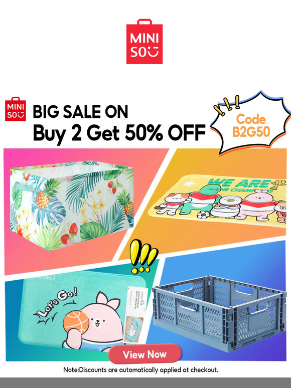 Up to 50% Off? Yes, Please💌