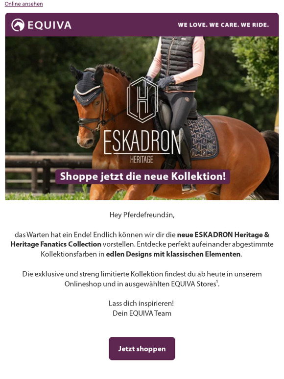 HW 23 🏇🏽 ESKADRON Heritage Collection