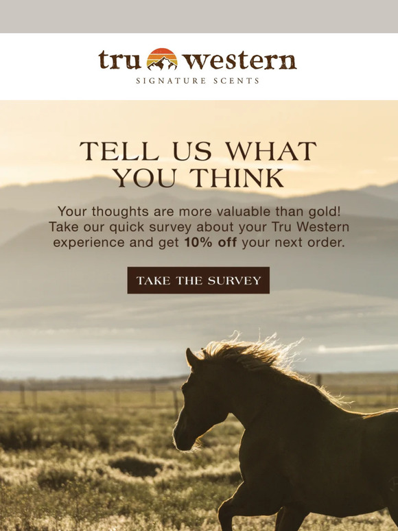 We Want To Hear From You!