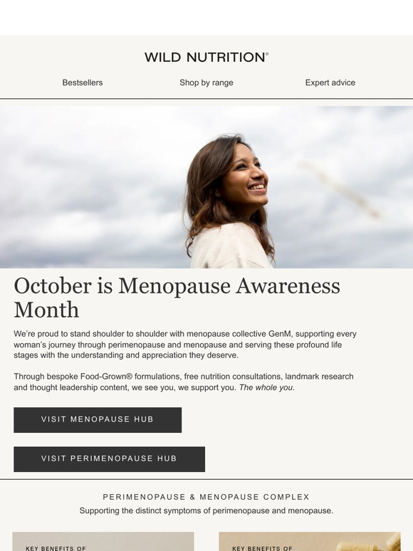 Wild Nutrition UK It’s Menopause Awareness Month Milled