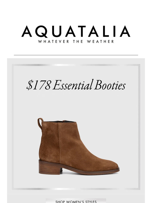 Aquatalia Flash Sale Today Only 178 Booties Milled