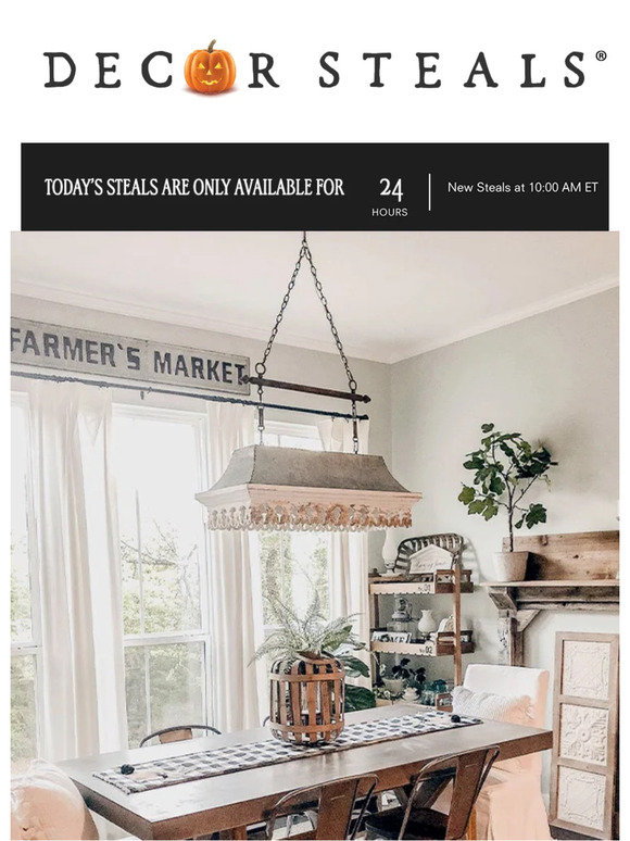 Decor Steals 🌟 Shine On Discover Brilliant Steals! Milled