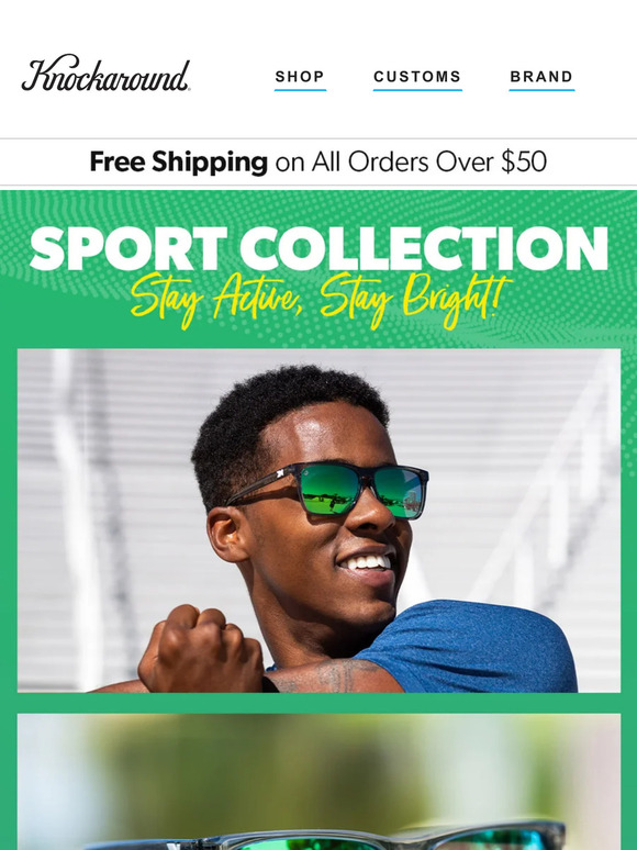 knockaround Athletetested, fanapproved. Milled