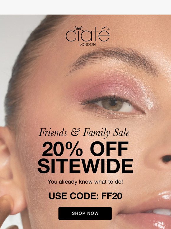 20% OFF SITEWIDE STARTS NOW🚨