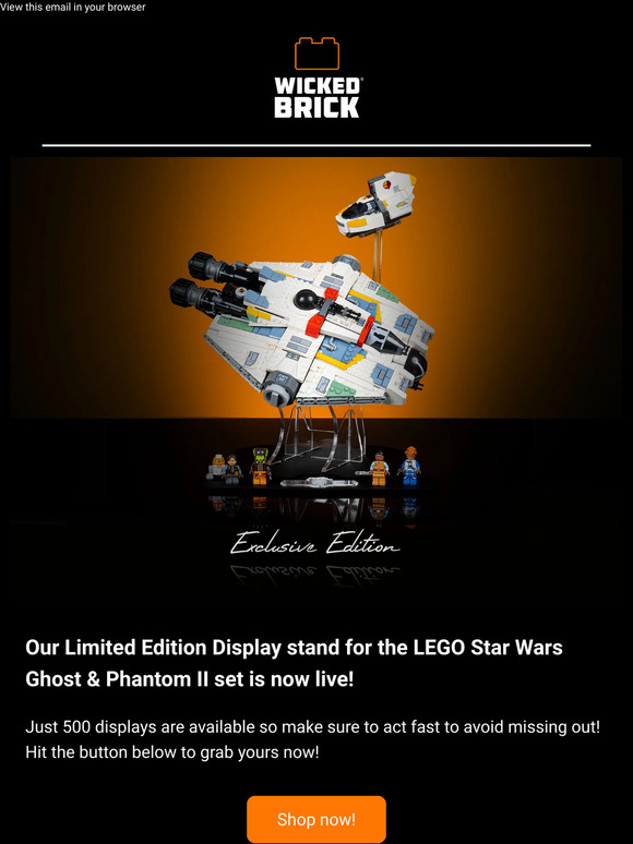 Wicked Brick: Now Live! Limited Edition Ghost & Phantom II Display ...